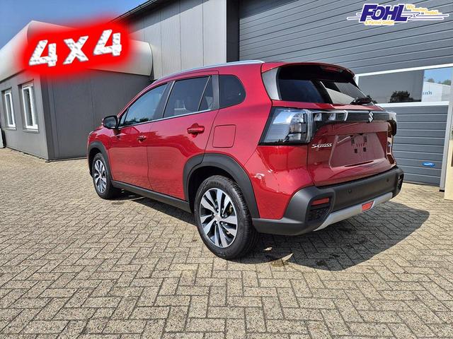 Suzuki S-Cross Comfort+ 110PS MHEV 4x4 ALLGRIP 1.4 Boosterjet Teilleder Navi Klimaautomatik Sitzheizung ACC PDC v+h 4x Kamera Suzuki-Radio Apple CarPlay Android Auto Touchscreen 2xKeyless 17-LM 