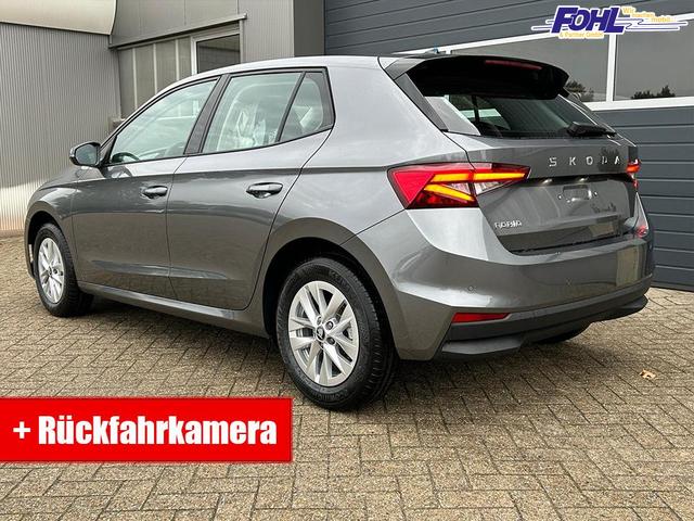 Skoda Fabia 1.0 TSI 115PS DSG Selection 5-türig 15"LM Rückf.Kamera Parksensoren Sitzheizung Multifunktionslenkrad Klima Skoda-Radio Bluetooth Touchscreen Tempomat Nebelsch. Apple CarPlay + Android Auto 