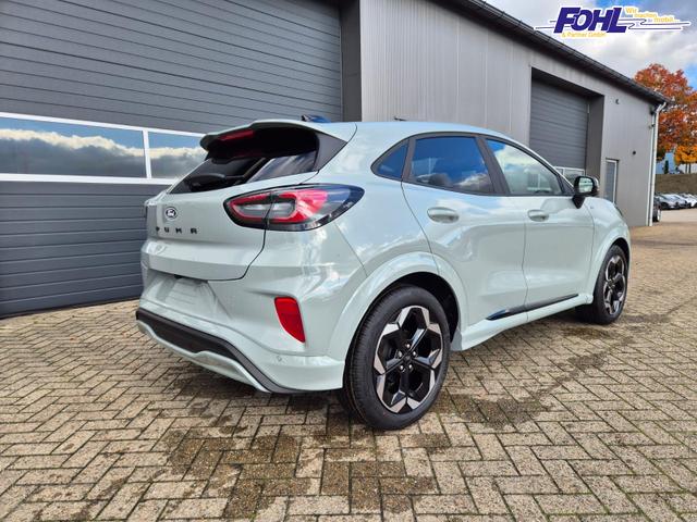 Ford Puma ST-Line X 1.0 EcoBoost Hybrid 125PS Automatik NEUES MODELL 360°Kamera AbstandsTempomat el.Heckklappe Premium Leder (Sensico) B+O-Sound Klimaautomatik Sitzheizung Lenkradheizung Frontscheibe beheizb. Ford-Navi SYNC4 Bluetooth Apple CarPlay Android A 