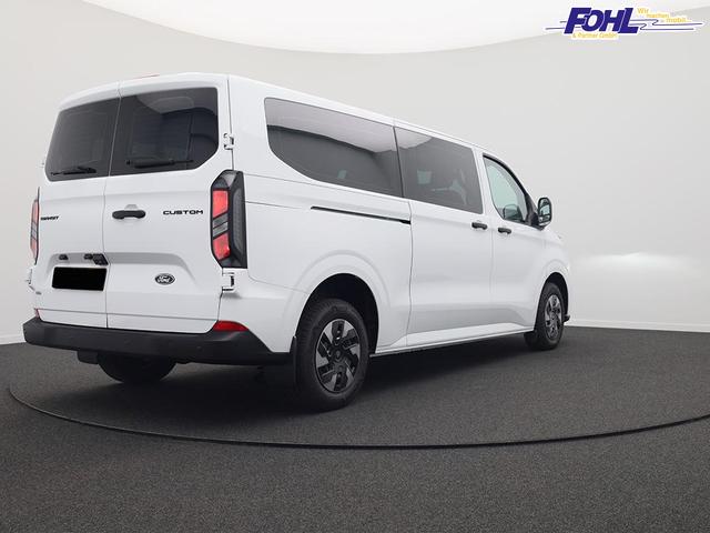 Ford Transit Custom Kombi 9-Sitzer L2 2.5 Duratec PHEV 233PS Automatik Trend 3,4t Klimaautomatik Frontscheibe beheizb. Rückf.kamera PDC v+h Tempomat Navi Bluetooth Touchscreen Apple CarPlay Android Auto Ganzj.Reifen 