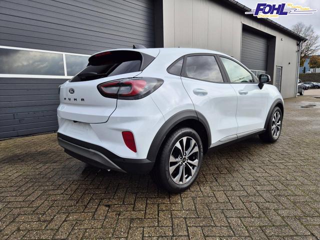 Ford Puma Titanium 1.0 EcoBoost Hybrid 125PS Automatik Klimaautomatik Sitzheizung Lenkradheizung Frontscheibe beheizb. LED-Scheinwerfer Ford-Navi SYNC4 Bluetooth Apple CarPlay Android Auto PDC 17-LM 