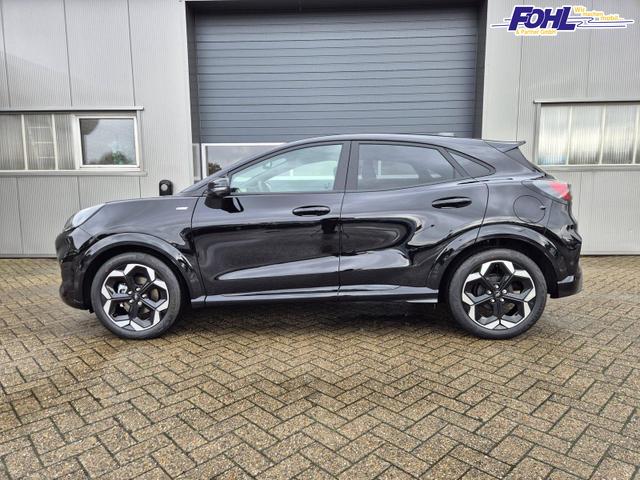 Ford Puma ST-Line X 1.0 EcoBoost Hybrid 125PS Automatik NEUES MODELL 360°Kamera AbstandsTempomat el.Heckklappe Premium Leder (Sensico) B+O-Sound Klimaautomatik Sitzheizung Lenkradheizung Frontscheibe beheizb. Ford-Navi SYNC4 Bluetooth Apple CarPlay Android A 