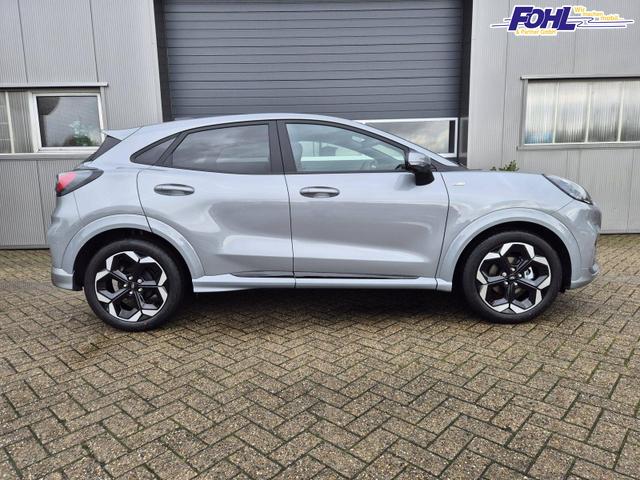 Ford Puma ST-Line X 1.0 EcoBoost Hybrid 125PS Automatik NEUES MODELL 360°Kamera AbstandsTempomat el.Heckklappe Premium Leder (Sensico) B+O-Sound Klimaautomatik Sitzheizung Lenkradheizung Frontscheibe beheizb. Ford-Navi SYNC4 Bluetooth Apple CarPlay Android A 