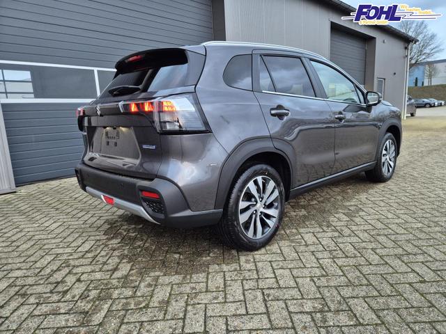 Suzuki S-Cross Comfort+ 110PS Automatik MHEV 4x4 ALLGRIP 1.4 Boosterjet Allrad Teilleder Navi Klimaautomatik Sitzheizung ACC PDC v+h 4x Kamera Suzuki-Radio Apple CarPlay Android Auto Touchscreen 2xKeyless 17-LM 