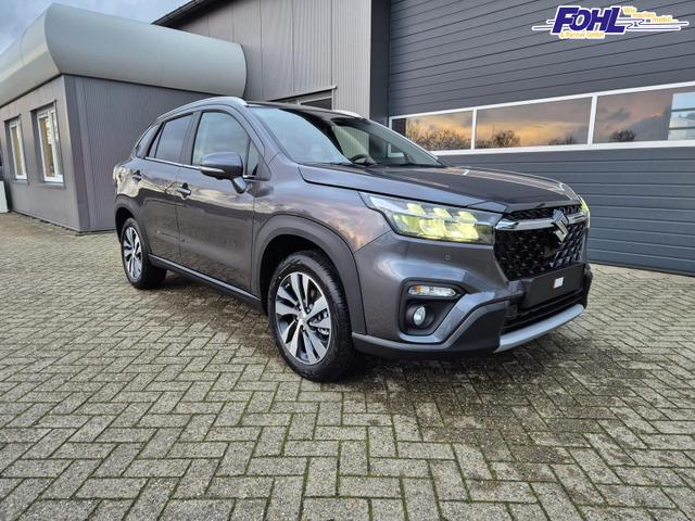 Suzuki S-Cross Comfort+ 110PS Automatik MHEV 4x4 ALLGRIP 1.4 Boosterjet Allrad Teilleder Navi Klimaautomatik Sitzheizung ACC PDC v+h 4x Kamera Suzuki-Radio Apple CarPlay Android Auto Touchscreen 2xKeyless 17-LM 