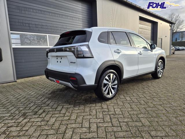 Suzuki S-Cross Comfort+ 110PS Automatik MHEV 4x4 ALLGRIP 1.4 Boosterjet Allrad Teilleder Navi Klimaautomatik Sitzheizung ACC PDC v+h 4x Kamera Suzuki-Radio Apple CarPlay Android Auto Touchscreen 2xKeyless 17-LM 