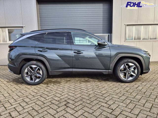 Hyundai TUCSON Trend 1.6 T-GDI 150PS Automatik TZ 2026 Teil-Leder Sitzheizung v+h Lenkradheizung Klimaautomatik Navi Touchscreen DAB+ Apple CarPlay + Android Auto PDC R&uuml;ckf.-Kamera Matrix-LED-Scheinw. 