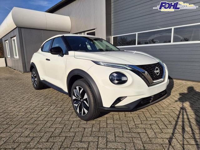 Nissan Juke 1.0 DIG-T 114PS Acenta Klimaautomatik Sitzheizung R&uuml;ckf.Kamera Bluetooth Touchscreen wireless Apple CarPlay Android Auto 