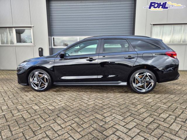 Hyundai i30 Kombi 1.6 T-GDI 150PS Automatik N-Line MY2026 Sitzheizung Lenkradheizung Klimaautomatik Navi 10,3"-Touchscreen Bluelink Apple CarPlay + Android Auto PDC v+h R&uuml;ckf.Kamera 18-LM 