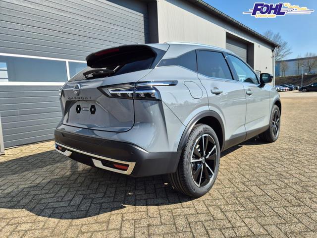 Nissan Qashqai 1.3 DIG-T MHEV 158 PS X-Tronic Tekna Voll-Leder Klimaautomatik PanoGlasdach Sitzheizung Lenkradheizung Navi Head-Up Display elektr. Heckklappe ACC PDC v+h 360&deg;Kamera DAB Bluetooth Touchscreen Apple CarPlay Android Auto 19"LM 