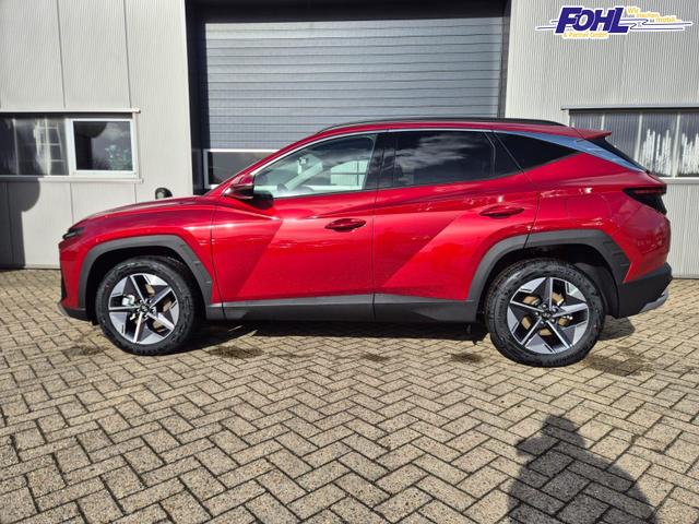 Hyundai TUCSON Trend 1.6 T-GDI 150PS Automatik TZ 2026 Teil-Leder Sitzheizung v+h Lenkradheizung Klimaautomatik Navi Touchscreen DAB+ Apple CarPlay + Android Auto PDC R&uuml;ckf.-Kamera Matrix-LED-Scheinw. 