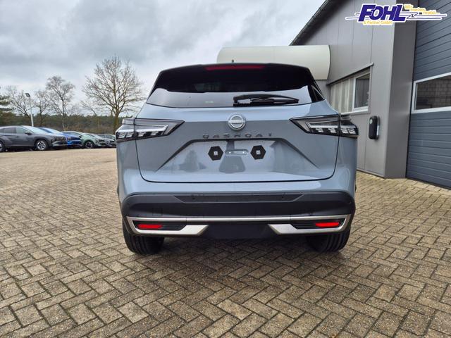 Nissan Qashqai 1.3 DIG-T MHEV 158 PS X-Tronic Tekna Voll-Leder Klimaautomatik PanoGlasdach Sitzheizung Lenkradheizung Navi Head-Up Display elektr. Heckklappe ACC PDC v+h 360&deg;Kamera DAB Bluetooth Touchscreen Apple CarPlay Android Auto 19"LM 