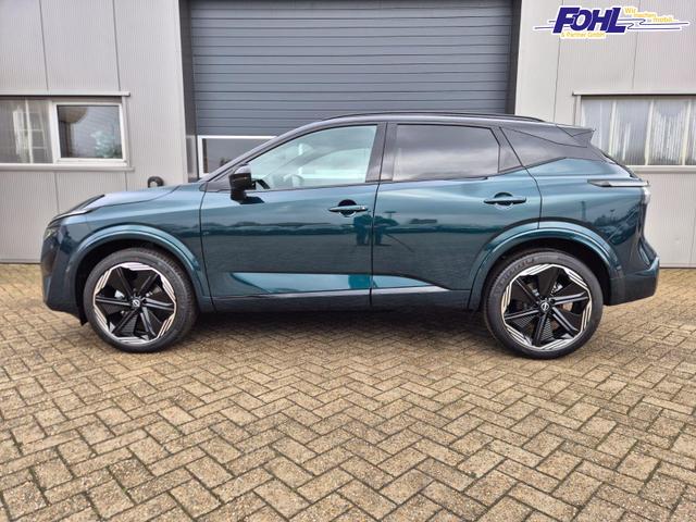 Nissan Qashqai 1.3 DIG-T MHEV 158 PS X-Tronic N-Design 20"Zoll Teil-Leder PanoGlasdach Klimaautomatik Sitzheizung Lenkradheizung Navi Head-Up Display elektr. Heckklappe ACC PDC v+h 360&deg;Kamera DAB Bluetooth Touchscreen Apple CarPlay Android Auto 