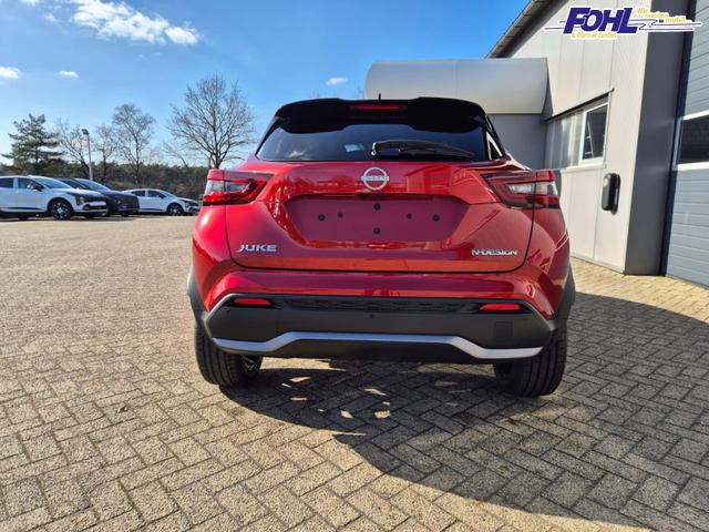 Nissan Juke 1.0 DIG-T 114PS N-Design Automatik Teil-Leder Klimaautomatik Sitzheizung Lenkradheizung PDC v+h R&uuml;ckf.Kamera Navi 19"LM Bluetooth Touchscreen Apple CarPlay Android Auto 