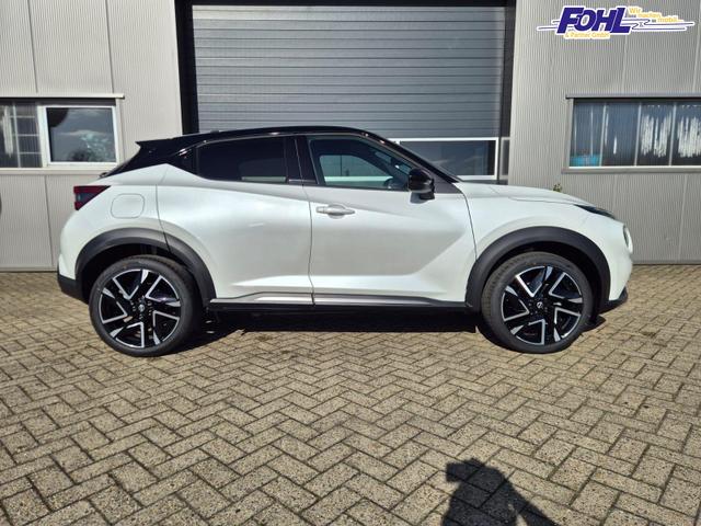 Nissan Juke 1.0 DIG-T 114PS N-Design Automatik Teil-Leder Klimaautomatik Sitzheizung Lenkradheizung PDC v+h R&uuml;ckf.Kamera Navi 19"LM Bluetooth Touchscreen Apple CarPlay Android Auto 