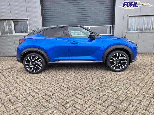 Nissan Juke 1.0 DIG-T 114PS N-Design Automatik Teil-Leder Klimaautomatik Sitzheizung Lenkradheizung PDC v+h R&uuml;ckf.Kamera Navi 19"LM Bluetooth Touchscreen Apple CarPlay Android Auto 