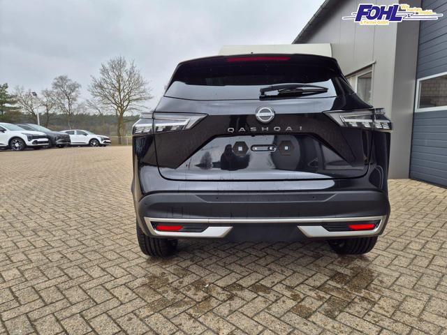 Nissan Qashqai 1.3 DIG-T MHEV 158 PS X-Tronic Tekna Voll-Leder Klimaautomatik PanoGlasdach Sitzheizung Lenkradheizung Navi Head-Up Display elektr. Heckklappe ACC PDC v+h 360&deg;Kamera DAB Bluetooth Touchscreen Apple CarPlay Android Auto 19"LM 
