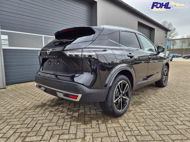 Nissan Qashqai 1.3 DIG-T MHEV 158 PS X-Tronic Tekna Voll-Leder Klimaautomatik PanoGlasdach Sitzheizung Lenkradheizung Navi Head-Up Display elektr. Heckklappe ACC PDC v+h 360&deg;Kamera DAB Bluetooth Touchscreen Apple CarPlay Android Auto 19"LM 