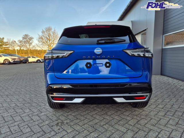 Nissan Qashqai 1.3 DIG-T MHEV 158 PS X-Tronic Tekna Premium Paket 20"LM Teil-Leder PanoGlasdach Klimaautomatik Sitzheizung Lenkradheizung Navi Head-Up Display elektr. Heckklappe ACC PDC v+h 360&deg;Kamera DAB Bluetooth Touchscreen Apple CarPlay Android Auto 