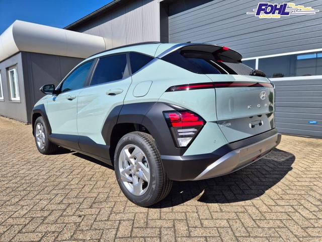 Hyundai KONA Trend 1.6 T-GDI 150PS Automatik MY2026 Voll-LED-Projektionsscheinw. mit LED-Lichtband Sitzheizung v+h Lenkradheizung ACC Klimaautomatik Navi Touchscreen DAB+ Apple CarPlay + Android Auto PDC R&uuml;ckf.Kamera 2xKeyless 17-LM 