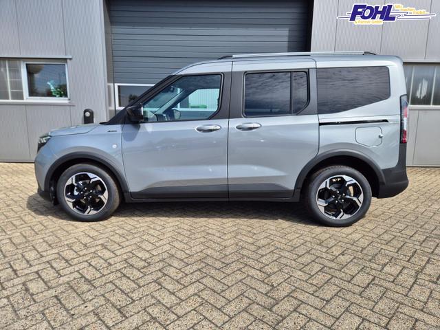 Ford Tourneo Courier 1.0 EcoBoost 125PS Active Teil-Leder Sitzheizung Lenkradheizung Klimaautomatik PDC v+h R&uuml;ckf.-Kamera ACC TWA Frontscheibe beheizb. Ford-Navi SYNC4 Apple CarPlay + Android Auto 