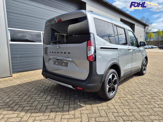 Ford Tourneo Courier 1.0 EcoBoost 125PS Active Teil-Leder Sitzheizung Lenkradheizung Klimaautomatik PDC v+h R&uuml;ckf.-Kamera ACC TWA Frontscheibe beheizb. Ford-Navi SYNC4 Apple CarPlay + Android Auto 