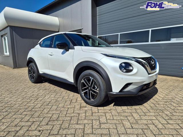 Nissan Juke 1.0 DIG-T 114PS N-Connecta Teil-Leder Klimaautomatik PDC v+h R&uuml;ckf.Kamera Bluetooth Touchscreen Apple CarPlay Android Auto 17"LM 