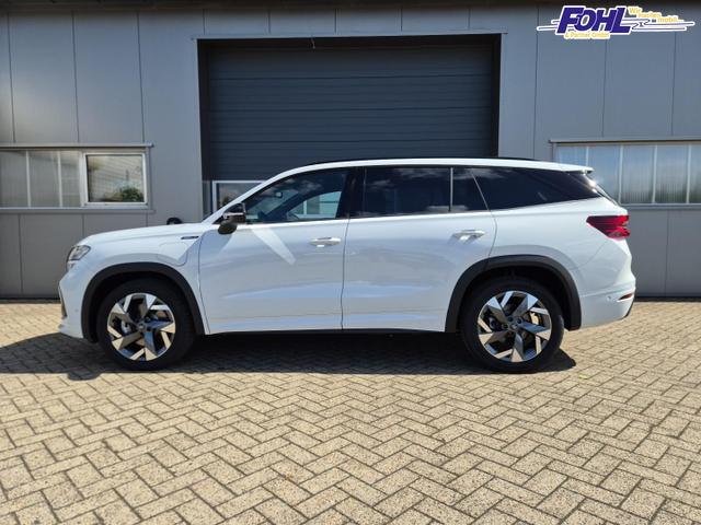 Skoda Kodiaq Sportline 1.5 TSI 204PS PHEV DSG schwenkb. AHK elektr. PanoDach HUD Alcantara PDC v+h 360&deg;Kamera CANTON Sound Klimaautomatik Sitzheizung Lenkradheizung Navi Apple CarPlay Android Auto 2xKeyless 19"LM vollelektr. Reichweite 116KM 