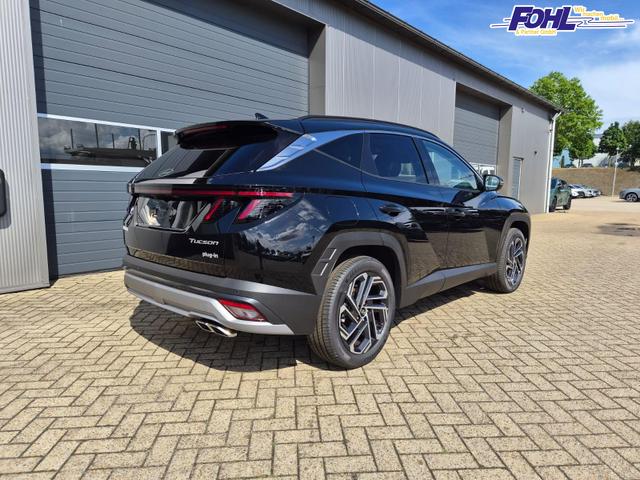 Hyundai TUCSON Trend 1.6 T-GDI 288PS Automatik PHEV Krell-Sound Teill-Leder elektr. Heckklappe ACC Klimaautomatik Sitzheizung Lenkrandheizung Navi PDC v+h R&uuml;ckf.Kamera Apple CarPlay + Android Auto 2xKeyless 19-LM vollelektr. Reichweite 68KM 