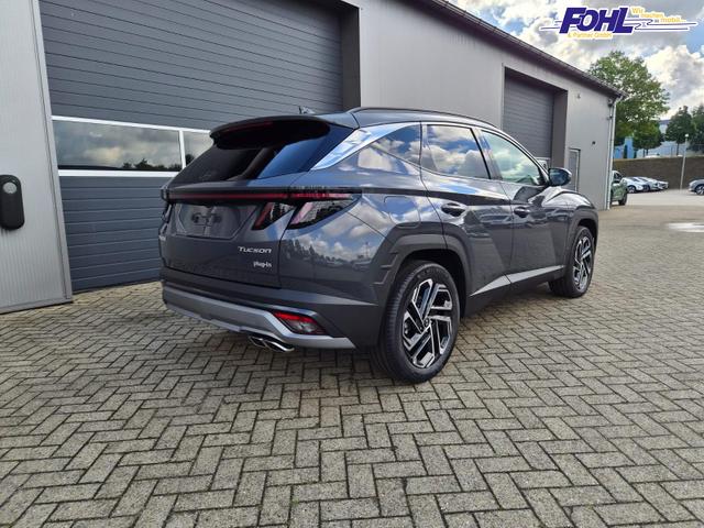 Hyundai TUCSON Trend 1.6 T-GDI 288PS Automatik PHEV Krell-Sound Teill-Leder elektr. Heckklappe ACC Klimaautomatik Sitzheizung Lenkrandheizung Navi PDC v+h R&uuml;ckf.Kamera Apple CarPlay + Android Auto 2xKeyless 19-LM vollelektr. Reichweite 68KM 