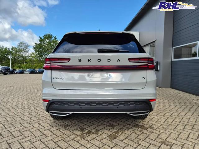 Skoda Kodiaq Sportline 1.5 TSI 204PS PHEV DSG schwenkb. AHK elektr. PanoDach HUD Alcantara PDC v+h 360&deg;Kamera CANTON Sound Klimaautomatik Sitzheizung Lenkradheizung Navi Apple CarPlay Android Auto 2xKeyless 19"LM vollelektr. Reichweite 116KM 