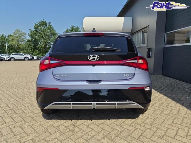 Hyundai i20 1.0 T-GDI 90PS Trend Automatik 5-t&uuml;rig Klimaautomatik Sitzheizung Lenkradheizung Navi R&uuml;ckf.Kamera PDC Apple CarPlay Android Auto Tempomat Touchscreen 16"LM 