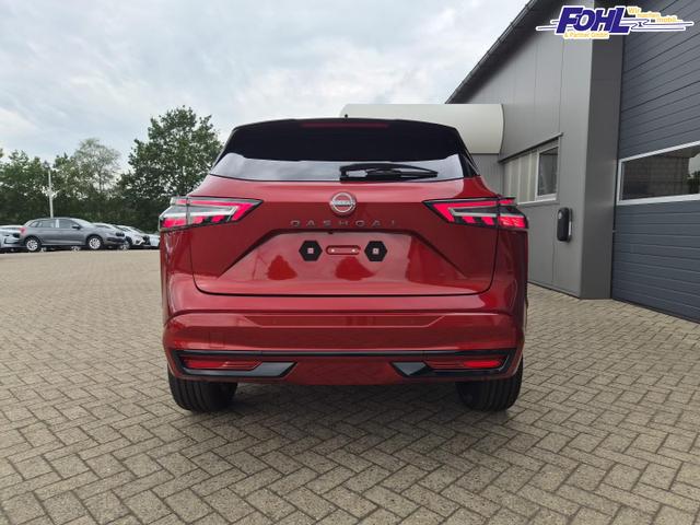 Nissan Qashqai 1.3 DIG-T MHEV 158 PS X-Tronic N-Design Head-Up Display Teil-Leder Klimaautomatik Sitzheizung Lenkradheizung Navi elektr. Heckklappe ACC PDC v+h 360&deg;Kamera DAB Bluetooth Touchscreen Apple CarPlay Android Auto 19"Zoll 
