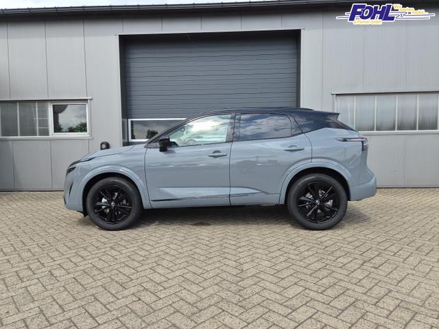 Nissan Qashqai 1.3 DIG-T MHEV 158 PS X-Tronic N-Design PanoDach Teil-Leder Klimaautomatik Sitzheizung Lenkradheizung Navi ACC PDC v+h 360&deg;Kamera DAB Bluetooth Touchscreen Apple CarPlay Android Auto 19"Zoll 