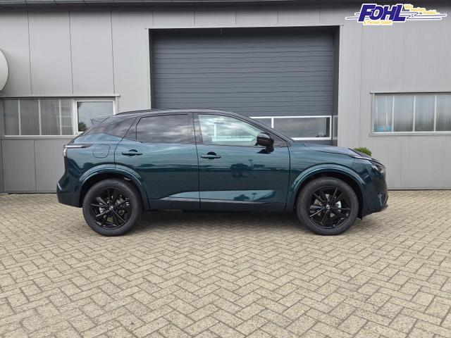 Nissan Qashqai 1.3 DIG-T MHEV 158 PS X-Tronic N-Design PanoDach Teil-Leder Klimaautomatik Sitzheizung Lenkradheizung Navi ACC PDC v+h 360&deg;Kamera DAB Bluetooth Touchscreen Apple CarPlay Android Auto 19"Zoll 