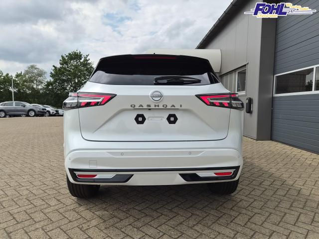 Nissan Qashqai 1.3 DIG-T MHEV 158 PS X-Tronic N-Design PanoDach Teil-Leder Klimaautomatik Sitzheizung Lenkradheizung Navi ACC PDC v+h 360&deg;Kamera DAB Bluetooth Touchscreen Apple CarPlay Android Auto 19"Zoll 