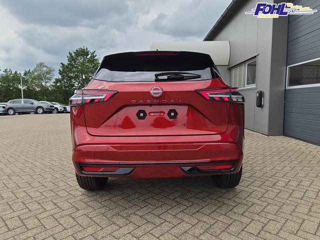Nissan Qashqai 1.3 DIG-T MHEV 158 PS X-Tronic N-Design PanoDach Teil-Leder Klimaautomatik Sitzheizung Lenkradheizung Navi ACC PDC v+h 360&deg;Kamera DAB Bluetooth Touchscreen Apple CarPlay Android Auto 19"Zoll 