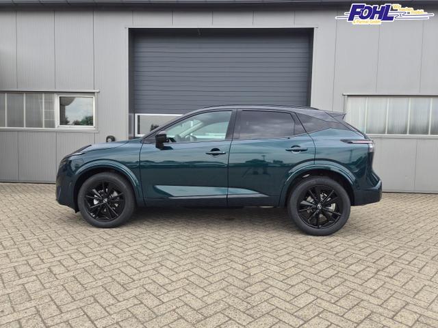 Nissan Qashqai 1.3 DIG-T MHEV 158 PS X-Tronic N-Design Head-Up Display Teil-Leder Klimaautomatik Sitzheizung Lenkradheizung Navi elektr. Heckklappe ACC PDC v+h 360&deg;Kamera DAB Bluetooth Touchscreen Apple CarPlay Android Auto 19"Zoll 