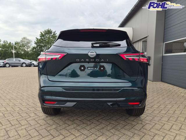 Nissan Qashqai 1.3 DIG-T MHEV 158 PS X-Tronic N-Design Head-Up Display Teil-Leder Klimaautomatik Sitzheizung Lenkradheizung Navi elektr. Heckklappe ACC PDC v+h 360&deg;Kamera DAB Bluetooth Touchscreen Apple CarPlay Android Auto 19"Zoll 