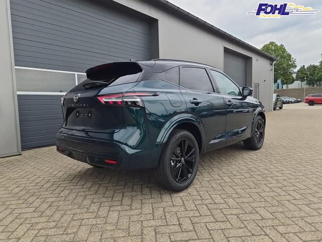 Nissan Qashqai 1.3 DIG-T MHEV 158 PS X-Tronic N-Design Head-Up Display Teil-Leder Klimaautomatik Sitzheizung Lenkradheizung Navi elektr. Heckklappe ACC PDC v+h 360&deg;Kamera DAB Bluetooth Touchscreen Apple CarPlay Android Auto 19"Zoll 