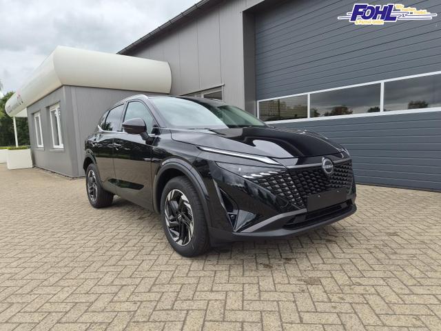 Nissan Qashqai 1.3 DIG-T MHEV 158 PS X-Tronic N-Connecta Teil-Leder PanoGlasdach Klimaautomatik Sitzheizung Lenkradheizung Navi ACC PDC v+h 360&deg;Kamera DAB Bluetooth Touchscreen Apple CarPlay Android Auto 18"LM 