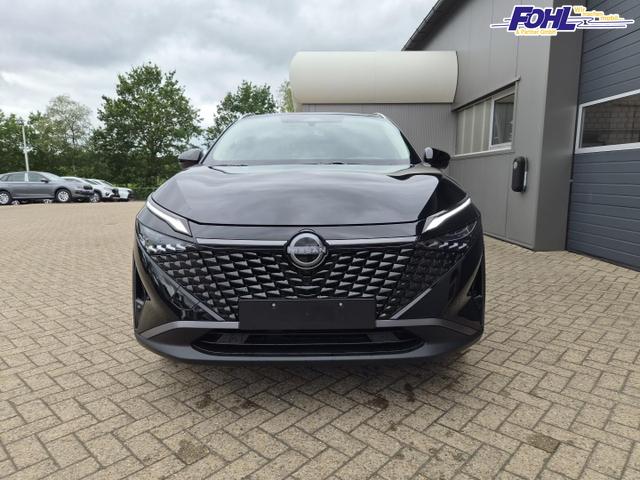 Nissan Qashqai 1.3 DIG-T MHEV 158 PS X-Tronic N-Connecta Teil-Leder PanoGlasdach Klimaautomatik Sitzheizung Lenkradheizung Navi ACC PDC v+h 360&deg;Kamera DAB Bluetooth Touchscreen Apple CarPlay Android Auto 18"LM 