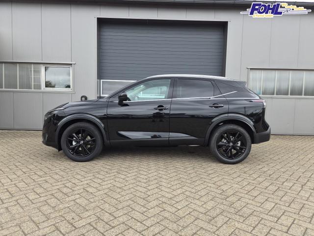 Nissan Qashqai 1.3 DIG-T MHEV 158 PS X-Tronic Tekna Voll-Leder Klimaautomatik PanoGlasdach Sitzheizung Lenkradheizung Navi Head-Up Display elektr. Heckklappe ACC PDC v+h 360&deg;Kamera DAB Bluetooth Touchscreen Apple CarPlay Android Auto 19"LM 