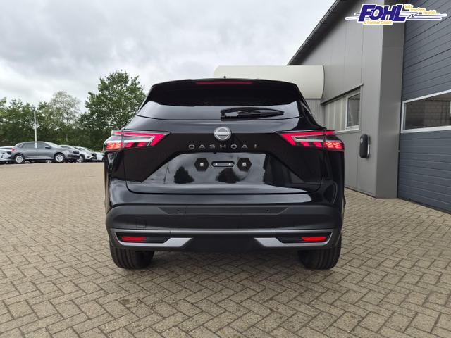 Nissan Qashqai 1.3 DIG-T MHEV 158 PS X-Tronic Tekna Voll-Leder Klimaautomatik PanoGlasdach Sitzheizung Lenkradheizung Navi Head-Up Display elektr. Heckklappe ACC PDC v+h 360&deg;Kamera DAB Bluetooth Touchscreen Apple CarPlay Android Auto 19"LM 
