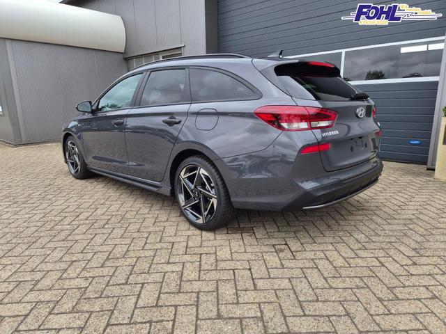 Hyundai i30 Kombi 1.6 T-GDI 150PS Automatik N-Line Sitzheizung Lenkradheizung Klimaautomatik Navi 10,3"-Touchscreen Bluelink Apple CarPlay + Android Auto PDC v+h R&uuml;ckf.Kamera 18-LM 