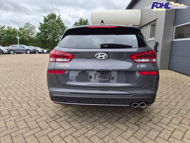 Hyundai i30 Kombi 1.6 T-GDI 150PS Automatik N-Line Sitzheizung Lenkradheizung Klimaautomatik Navi 10,3"-Touchscreen Bluelink Apple CarPlay + Android Auto PDC v+h R&uuml;ckf.Kamera 18-LM 