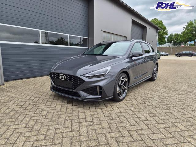 Hyundai i30 Kombi 1.6 T-GDI 150PS Automatik N-Line Sitzheizung Lenkradheizung Klimaautomatik Navi 10,3"-Touchscreen Bluelink Apple CarPlay + Android Auto PDC v+h R&uuml;ckf.Kamera 18-LM 