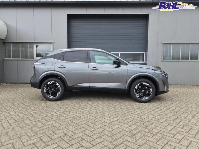 Nissan Qashqai 1.3 DIG-T MHEV 158 PS X-Tronic N-Connecta Teil-Leder PanoGlasdach Klimaautomatik Sitzheizung Lenkradheizung Navi ACC PDC v+h 360&deg;Kamera DAB Bluetooth Touchscreen Apple CarPlay Android Auto 18"LM 