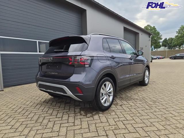 Volkswagen T-Cross 1.0 TSI 116PS DSG Life AHK (abnehmbar) IQ.LIGHT-LED-Matrix Sitzheizung R&uuml;ckf.Kamera Klimaautomatik Abstandstempomat Apple CarPlay Android Auto 