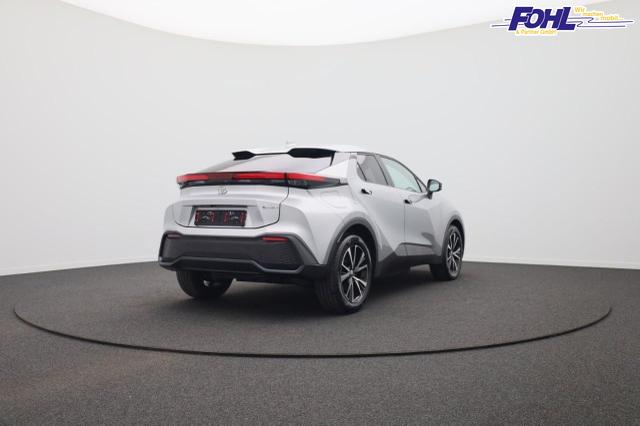 Toyota C-HR 2.0-l-VVT-i 223PS PHEV Automatik Teamplayer Voll-LED elektr. Heckklappe Sitzheizung Lenkradheizung Klimaautomatik Navi Bluetooth wireless Apple CarPlay + Android Auto ACC PDC v+h R&uuml;ckf.Kamera 18"LM vollelektr. Reichweite 66KM 